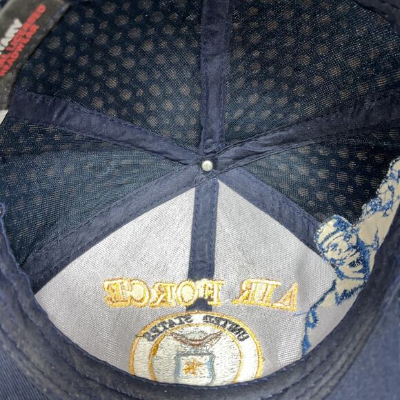 United States Air Force Baseball Hat Adjustable Strap back Adult Cap USAF - Picture 6 of 8